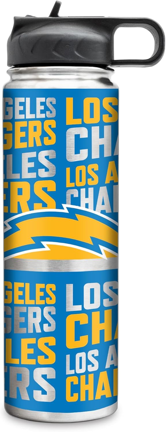 Rico Industries NFL Football Stainless Steel Tumbler with Lid - Great For Coffee, Tea, Water or Cocktails