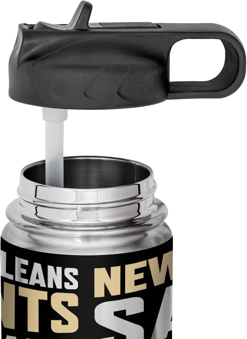 Rico Industries NFL Football Stainless Steel Tumbler with Lid - Great For Coffee, Tea, Water or Cocktails