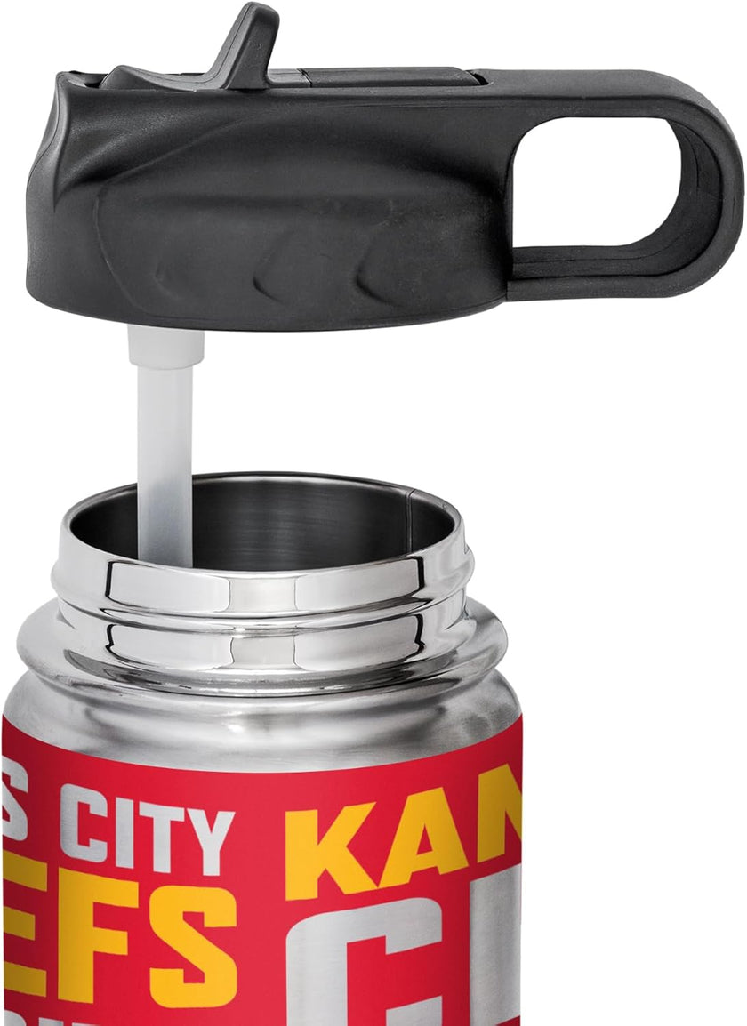 Rico Industries NFL Football Stainless Steel Tumbler with Lid - Great For Coffee, Tea, Water or Cocktails