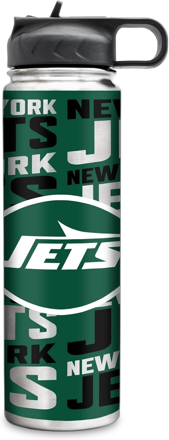 Rico Industries NFL Football Stainless Steel Tumbler with Lid - Great For Coffee, Tea, Water or Cocktails