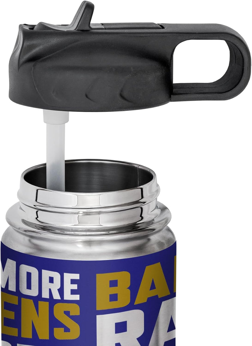 Rico Industries NFL Football Stainless Steel Tumbler with Lid - Great For Coffee, Tea, Water or Cocktails