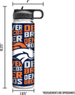 Rico Industries NFL Football Stainless Steel Tumbler with Lid - Great For Coffee, Tea, Water or Cocktails