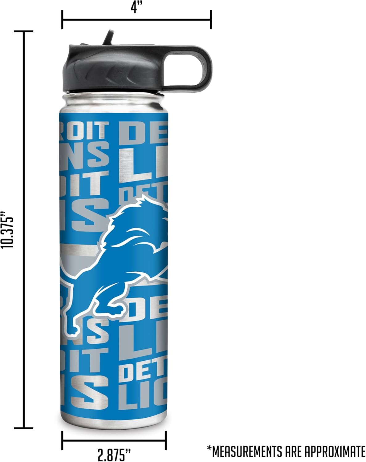 Rico Industries NFL Football Stainless Steel Tumbler with Lid - Great For Coffee, Tea, Water or Cocktails