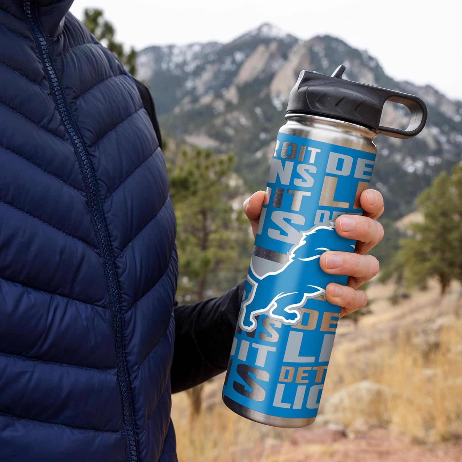 Rico Industries NFL Football Stainless Steel Tumbler with Lid - Great For Coffee, Tea, Water or Cocktails