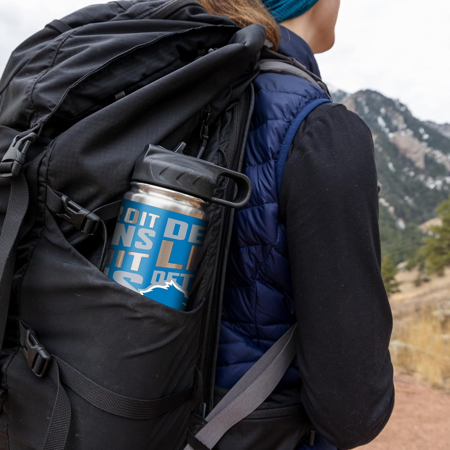 Rico Industries NFL Football Stainless Steel Tumbler with Lid - Great For Coffee, Tea, Water or Cocktails