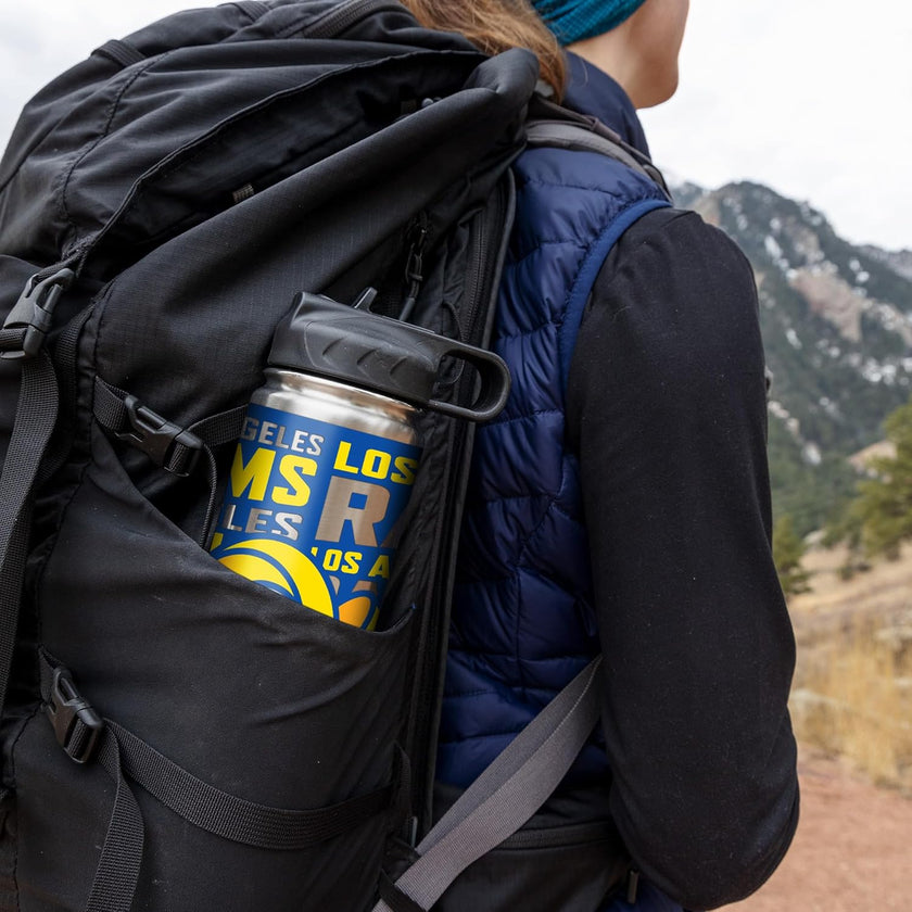 Rico Industries NFL Football Stainless Steel Tumbler with Lid - Great For Coffee, Tea, Water or Cocktails