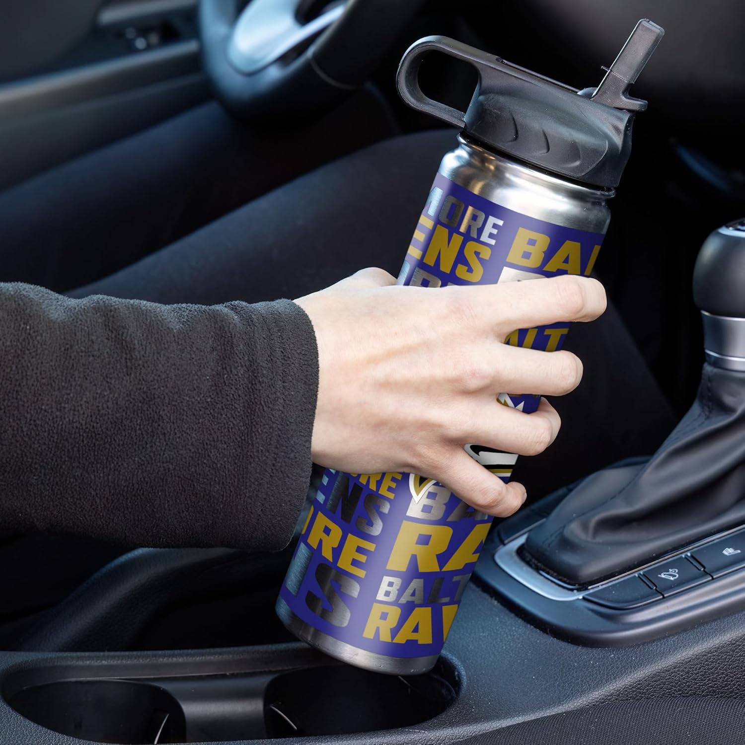 Rico Industries NFL Football Stainless Steel Tumbler with Lid - Great For Coffee, Tea, Water or Cocktails