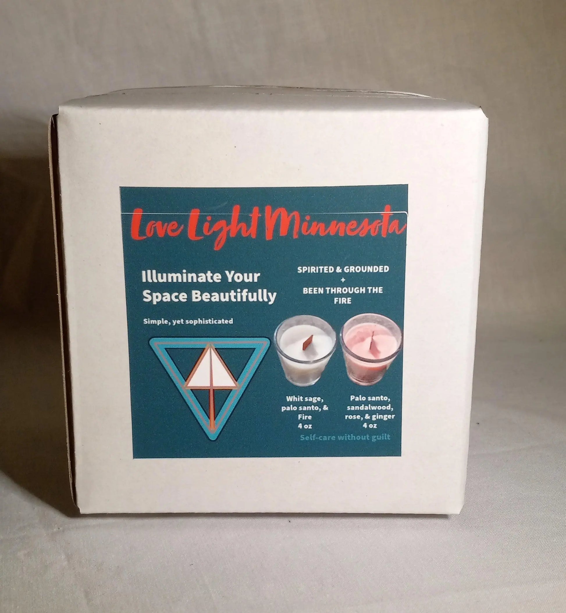 Been Through The Fire and Spirited & Grounded 4 oz Scented Candles Love Light Minnesota LLC