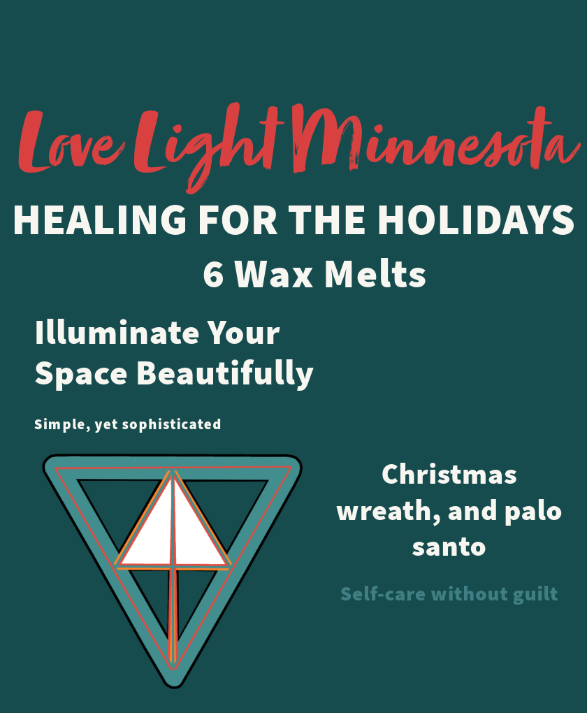 Healing for the Holidays WAX MELT label