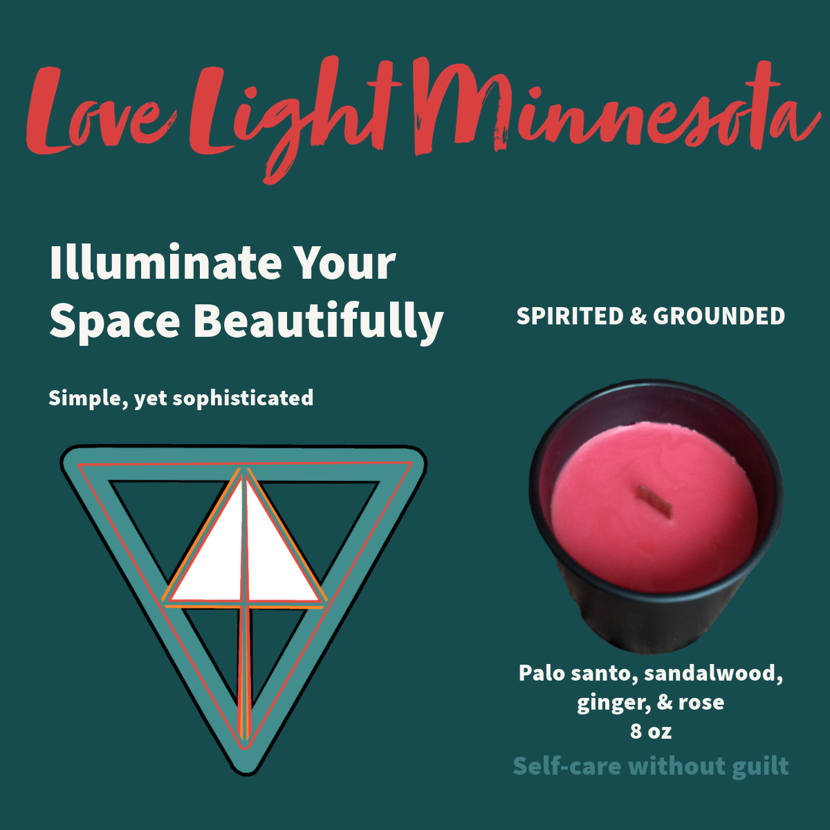 SPIRITED & GROUNDED 8 oz - Love Light Minnesota LLC