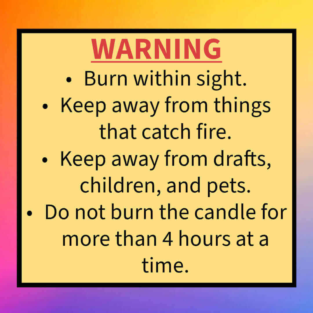 Candle warning image