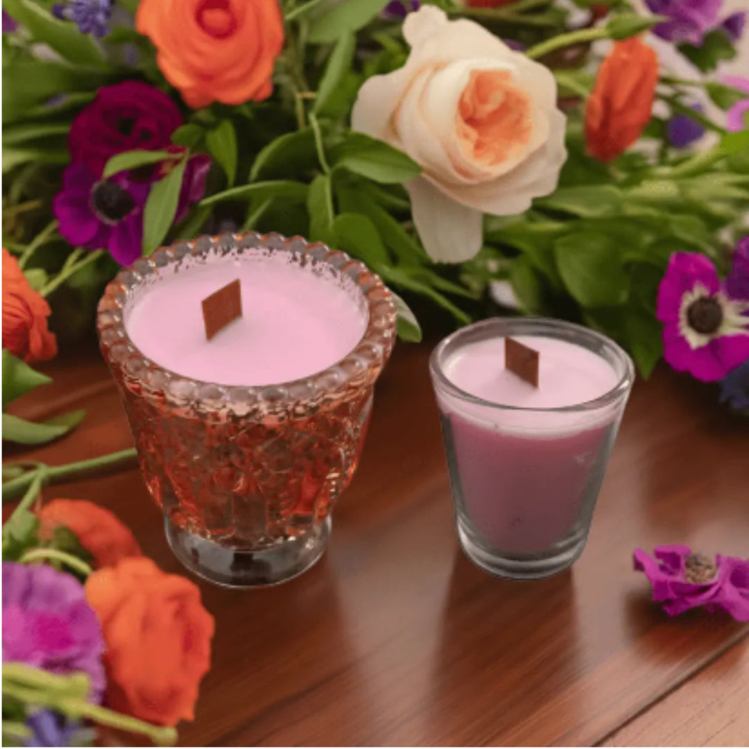 Smile, Better Days Ahead Candles Royal Rose
